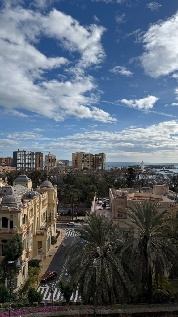 Malaga View from Alcazaba